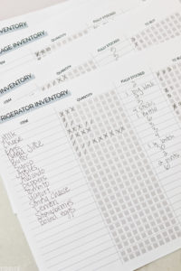 FREE Home Inventory Printables and Digital Files