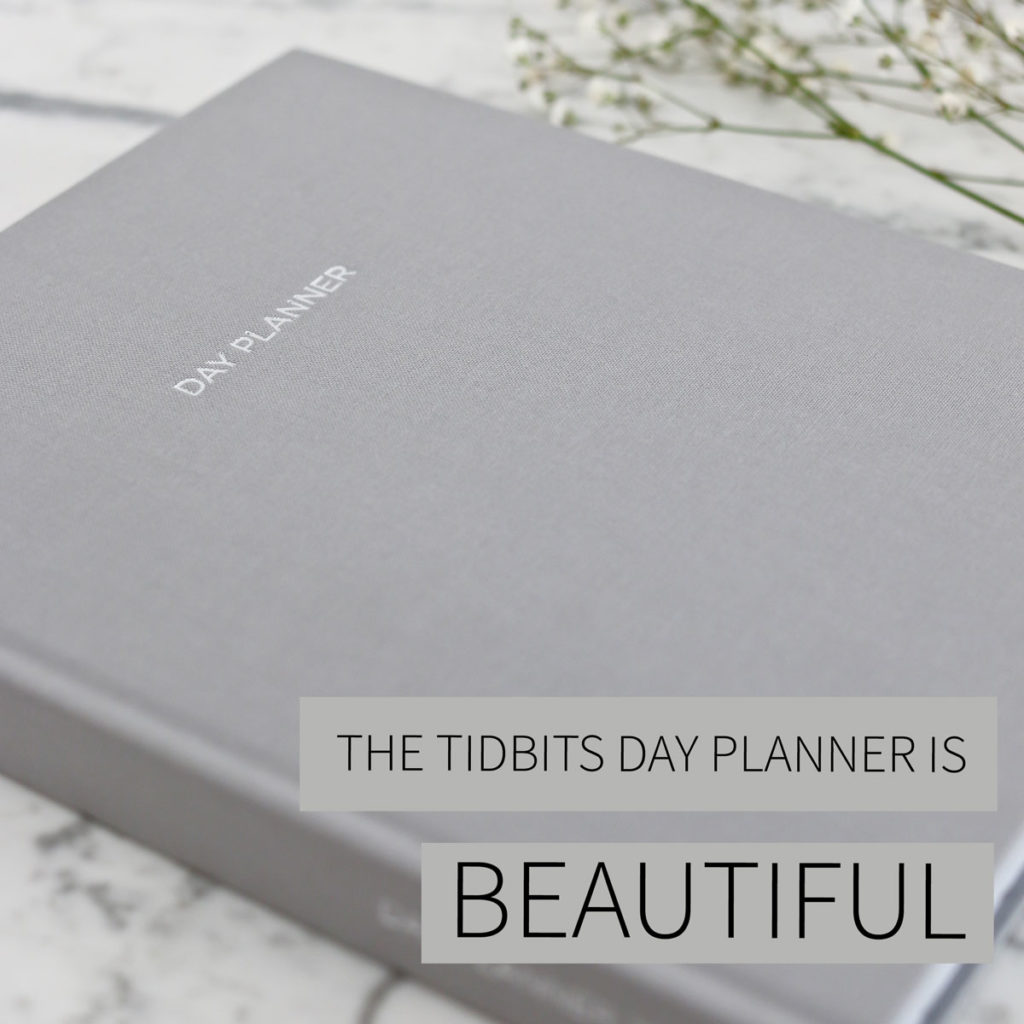 The TIDBITS Day Planner is a beautiful planner