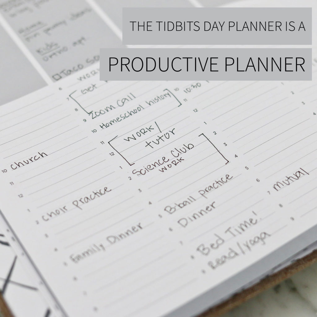 The TIDBITS Day Planner is a Productive Planner